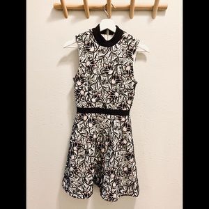 Self Portrait Black Nightshade Mini Cocktail Dress